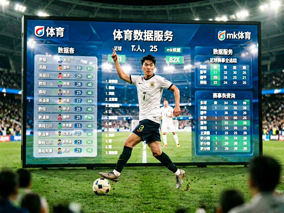 体育数据大屏显示实时比分和赛事统计信息